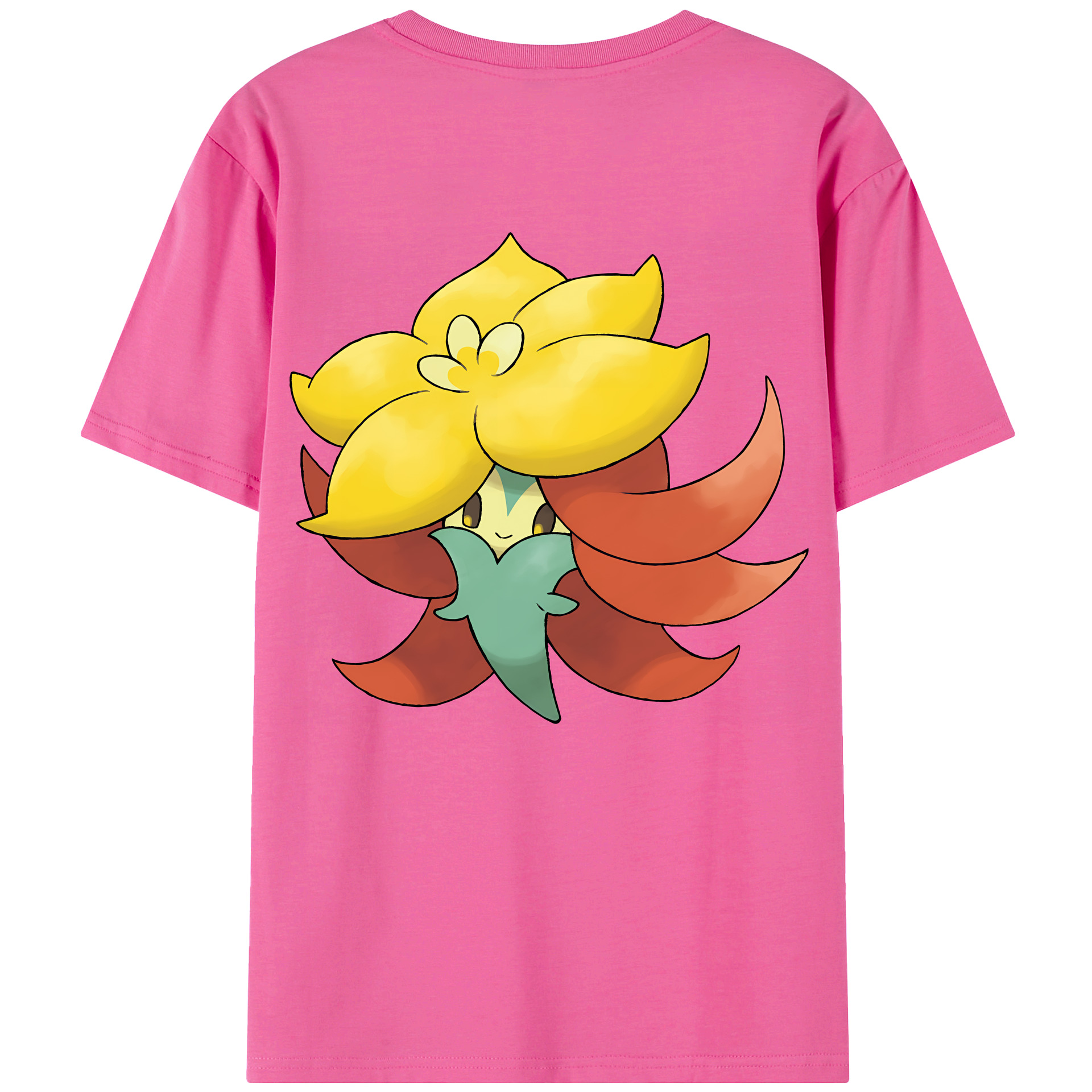 （画像用） ポケットモンスター Pokémon レディース半袖Tシャツ(バックプリント)